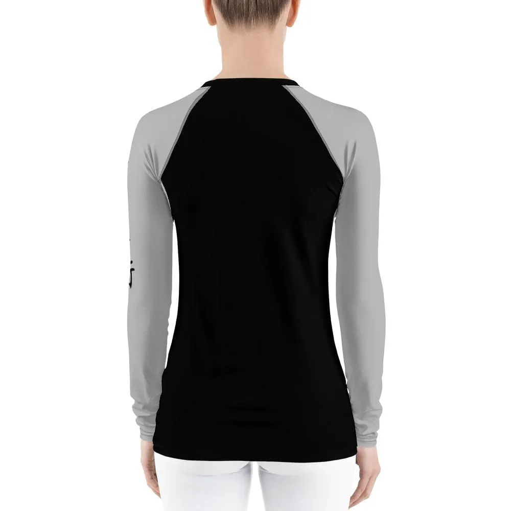 Silver SS Premium Standard ~ Women's Rash Guard