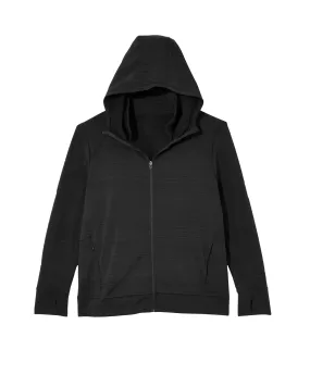 Silverbell Zip-Up Hoodie | Black