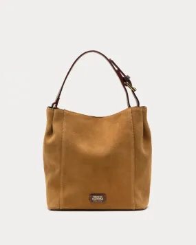 Small June Suede Hobo Shoulder Bag