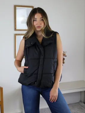 State High Neck Puffer Vest