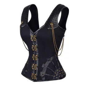 Steampunk Leather Corset Sexy