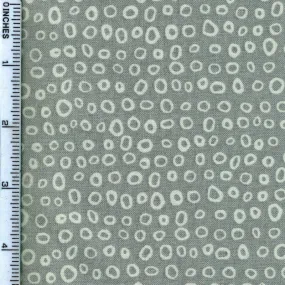 Stof Fabrics Dot Mania-6 Sage Green Cotton Prints