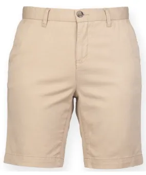 Stone - Women's stretch chino shorts