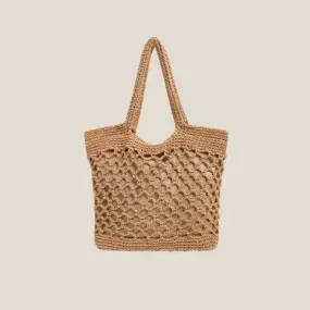 Straw Woven Tote Bag