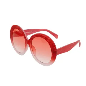 Sunglasses Women  Candy Color Red Plastic