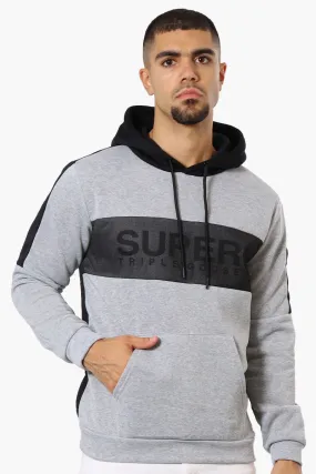 Super Triple Goose Mesh Insert Hoodie - Grey