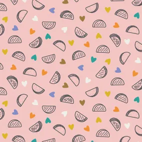 Taco Love Bright 100% Premium Cotton Fabric