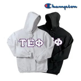 Tau Epsilon Phi Champion Powerblend® Hoodie, 2-Pack Bundle Deal - Champion S700 - TWILL