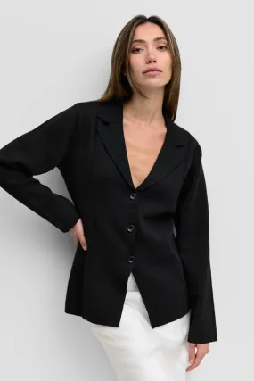 The Nicola Blazer | Longline Knit Blazer