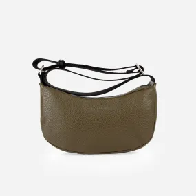 The Slouchy Crossbody Bag Olive Drab Pebble