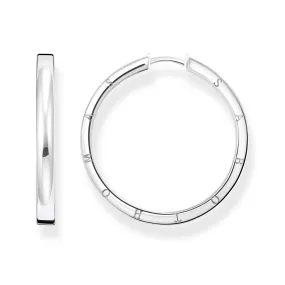 Thomas Sabo Hoop earrings large silver