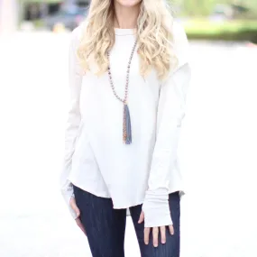 Thumbhole Flowy Tunic | S-XL