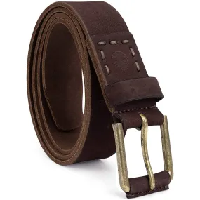 Timberland Men's Casual Leather Belt | Dark Brown