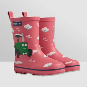 Tractor Ted Wellington Boots Pink