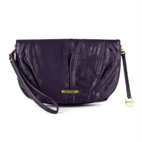 Travelon Org Clutch w- Removable Strap (Purple)