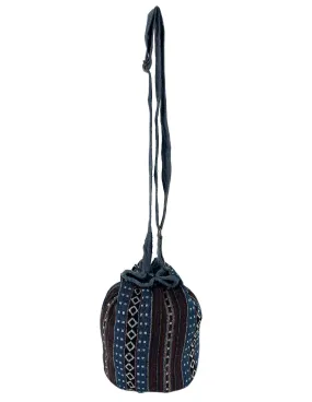 Tribal Print Round Crossbody Hobo Bag