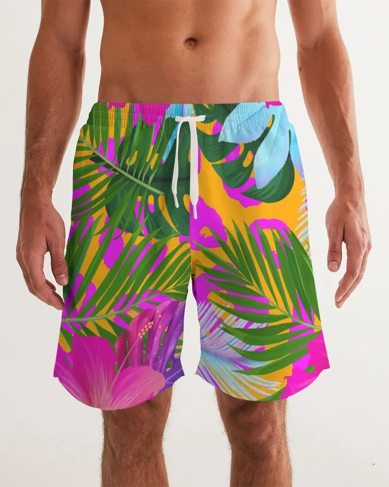 TROPICAL FLORAL COUPLES SWIMSUITS