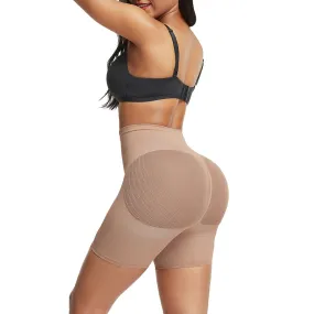 Tummy Control Thigh Slimming High-Waisted Sculpting Mesh Shorts