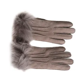 UGG Sheepskin 3 Pt Toscana Stormy Grey Gloves - Women's