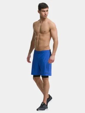 Ultra 2-in-1 Running Short For Men With Back Zip Pocket & Internal Compression Lining