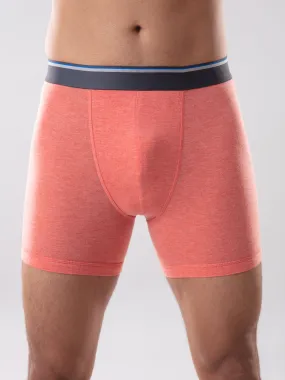 Ultra-Soft Tencel Boxer Brief - Orange Melange