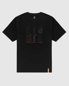 Under Construction Slim Fit Graphic T-Shirt - Black