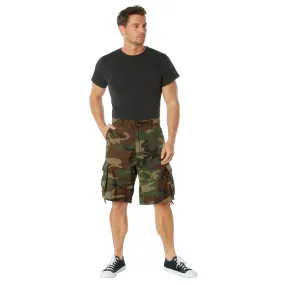 Vintage Infantry Utility Short- Woodland Camo