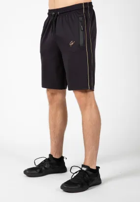 Wenden Track Shorts - Black/Gold