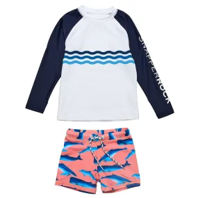 Whale Tail LS Baby Set