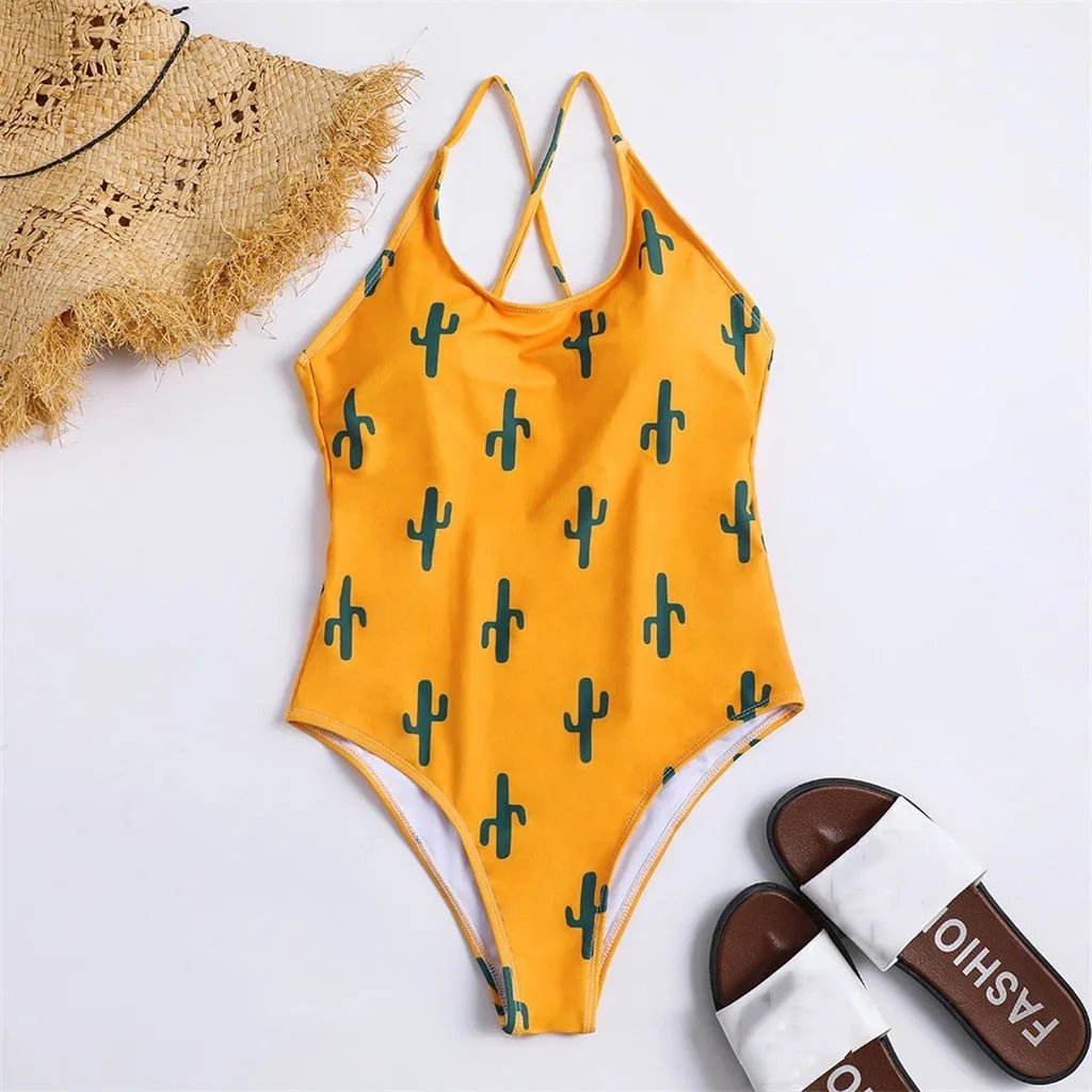 Women One-Piece Swimsuit