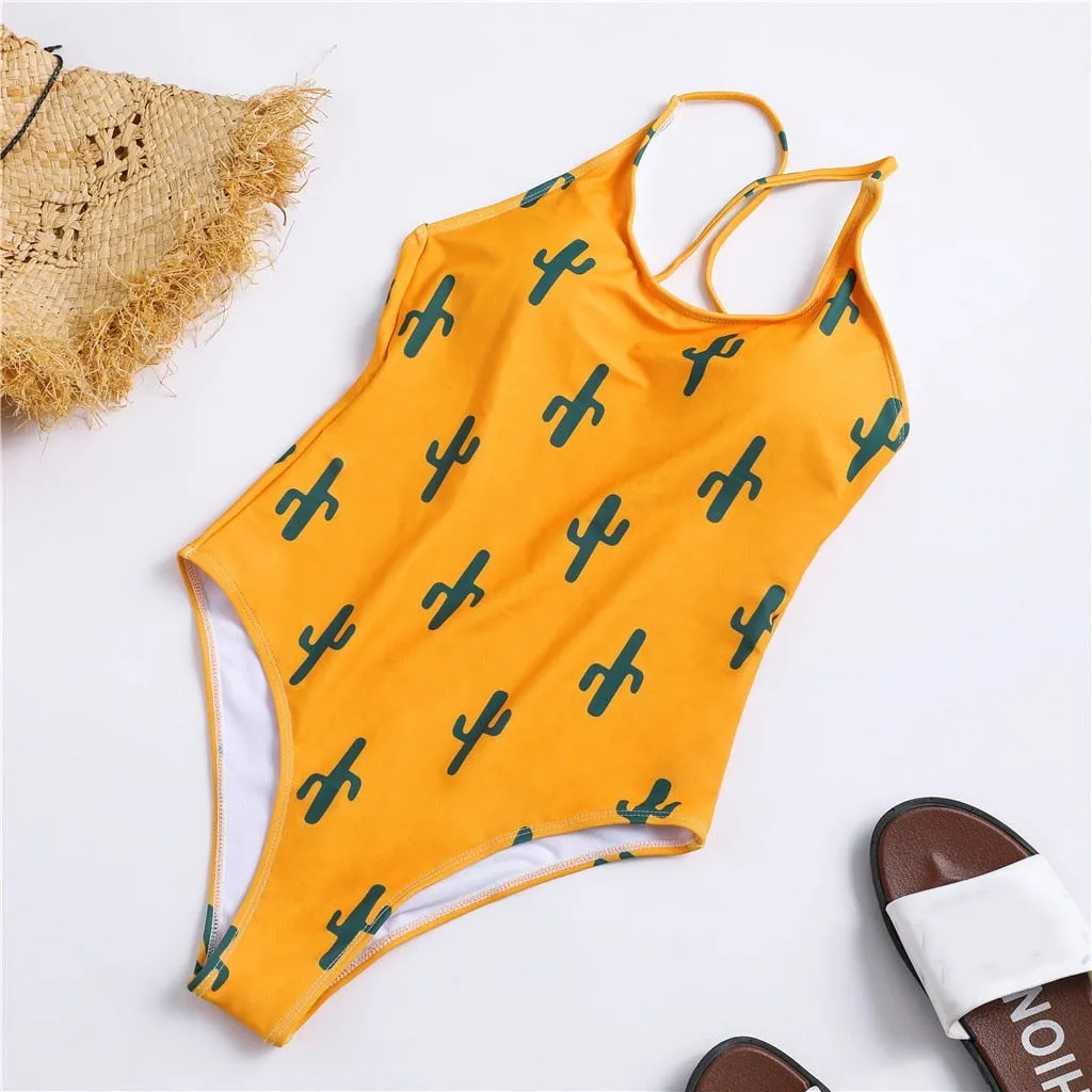 Women One-Piece Swimsuit