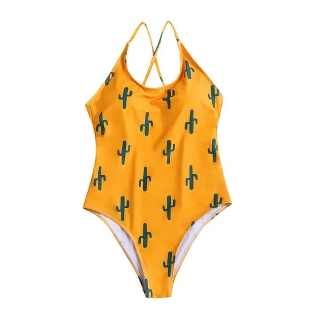 Women One-Piece Swimsuit