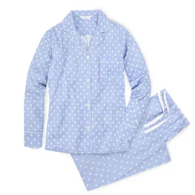 Womens 100% Cotton Pajama Set with Pockets