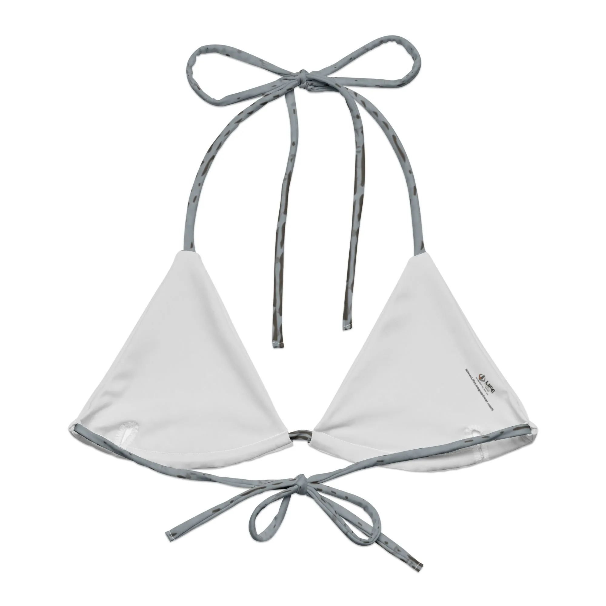 Women's ADAPT - String Bikini Top - Mako Grey | Mangrove Mud