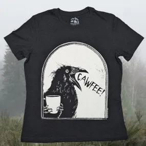 Womens Cawfee! crewneck t-shirt