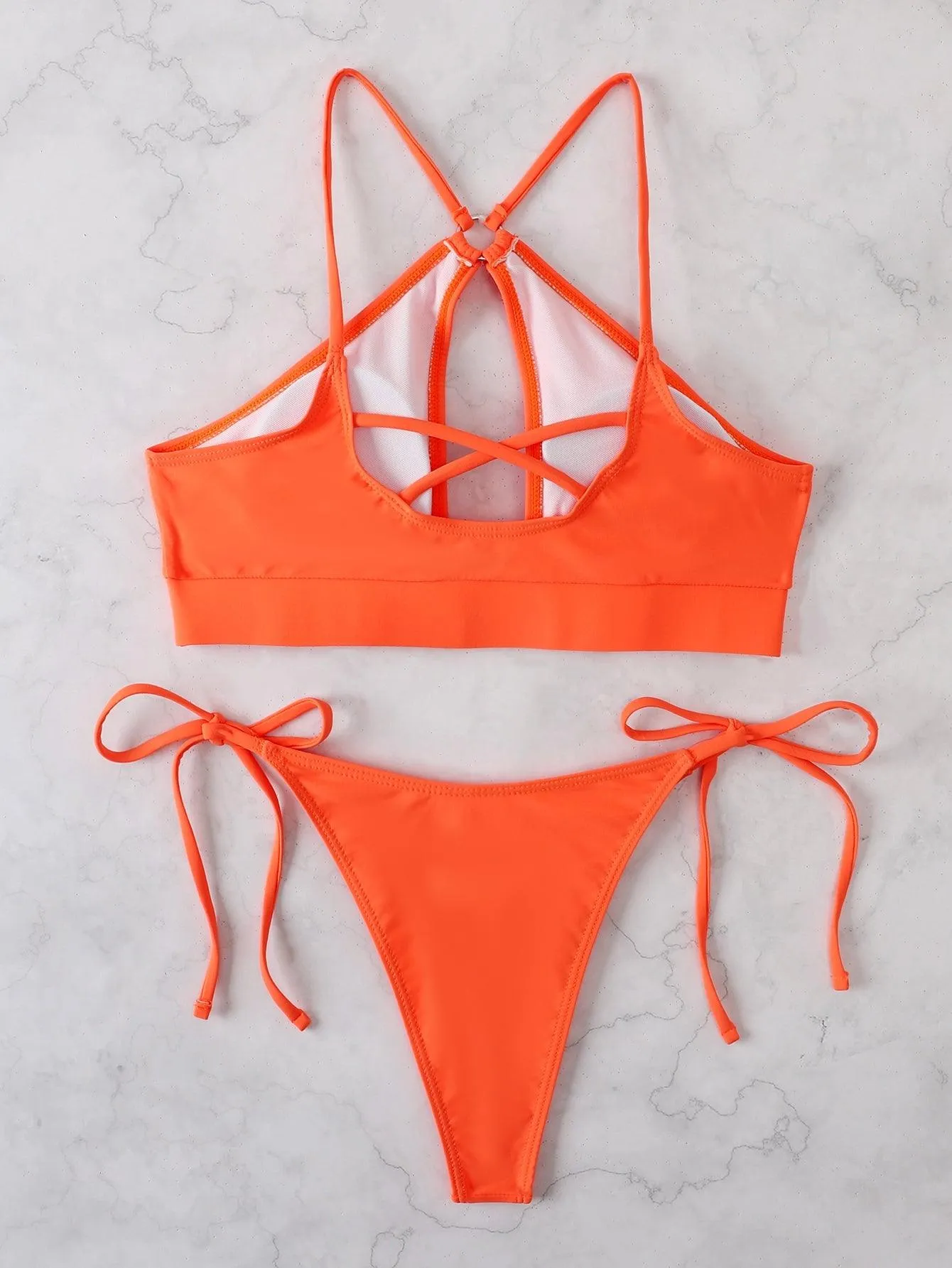 Women's GFIT Cutout Bikini Set - Two-piece Swimwear, Sporty Beach Fashion