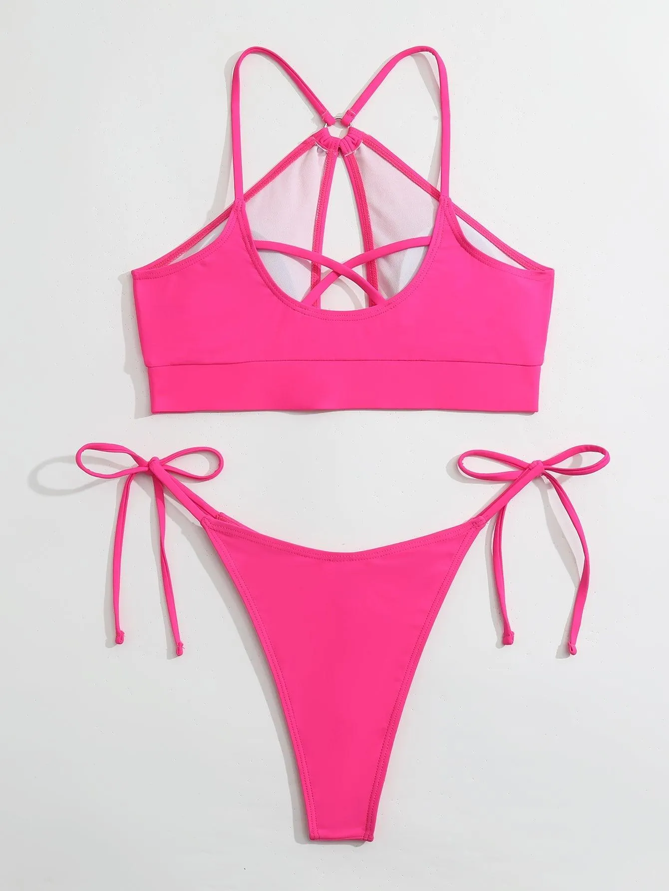 Women's GFIT Cutout Bikini Set - Two-piece Swimwear, Sporty Beach Fashion