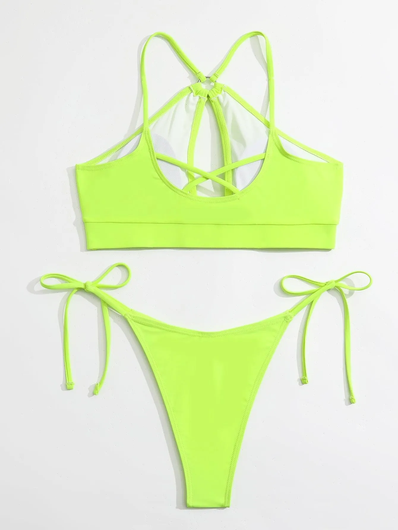 Women's GFIT Cutout Bikini Set - Two-piece Swimwear, Sporty Beach Fashion