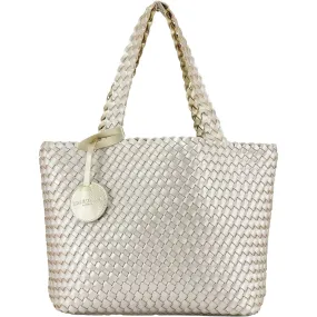 Women's Ilse Jacobsen Bag 08 Reversible Shopper Platin/Silver Synthetic