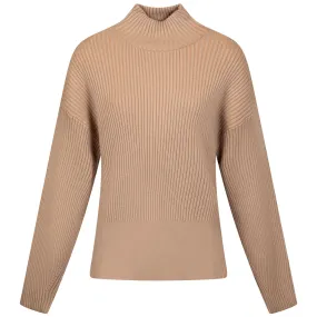 Womens Mayfair Knitted Mock Neck Cement - AW24