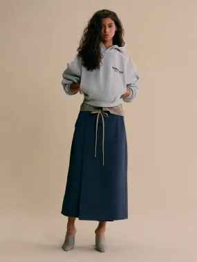 Women's Military Nylon Wrap Skirt