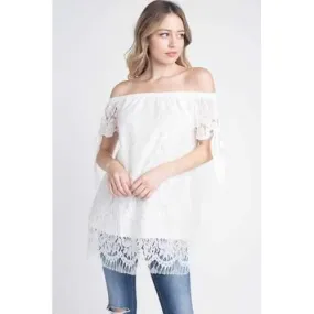 Women's Off shoulder Lace Top