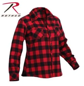 Womens Plaid Flannel Shirt