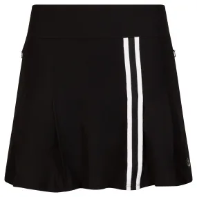 Womens Pleated Skirt Black - AW23