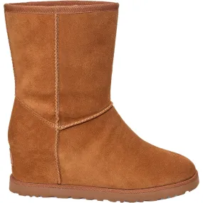 Women's UGG Classic Femme Short Chestnut Suede