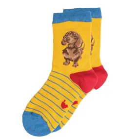 Wrendale 6-8 Little Dachshund Children's Sock