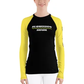 Yellow SS Premium Standard ~ Women's Rash Guard