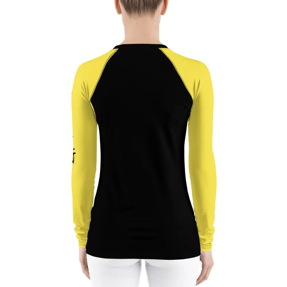 Yellow SS Premium Standard ~ Women's Rash Guard