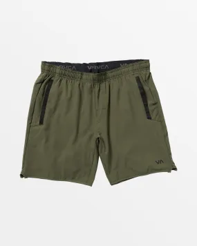 Yogger Stretch 17" Athletic Shorts - Olive