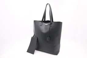 YSL Saint Laurent Tote Bag in Black Leather